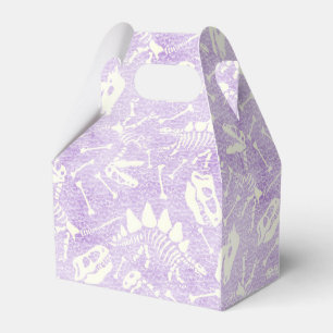 Dino Dig lavender Favour Box