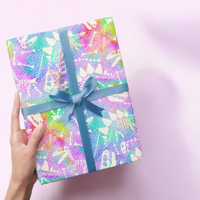 Dino Dig rainbow  Wrapping Paper (Creator Uploaded)