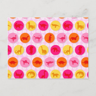Dino Dots Postcard