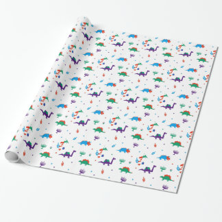 Dino Dreidels Wrapping Paper