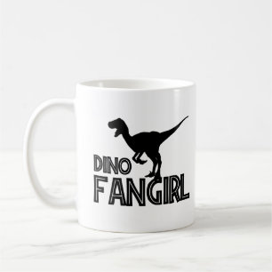 Dino Fangirl - Dinosaur Lover Coffee Mug