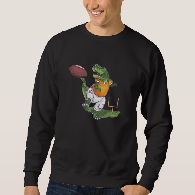 Dino Football Star Sweatshirt (Front)