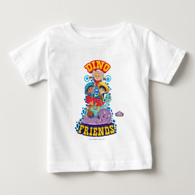 Dino Friends | Dino Ranch Baby T-Shirt (Front)