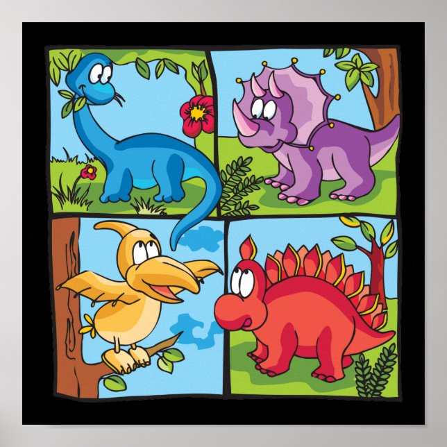 Dino Friends Poster (Front)