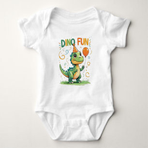 Dino Fun Baby Outfit Bodysuit
