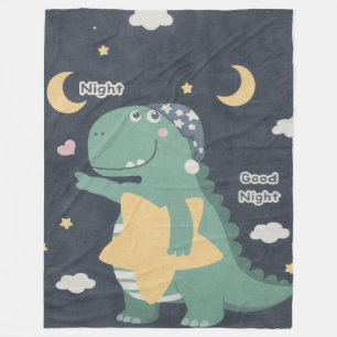 Dino Good Night Blanket
