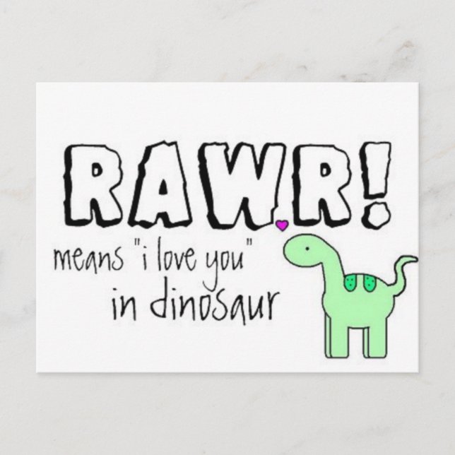 Dino Lingo Postcard (Front)
