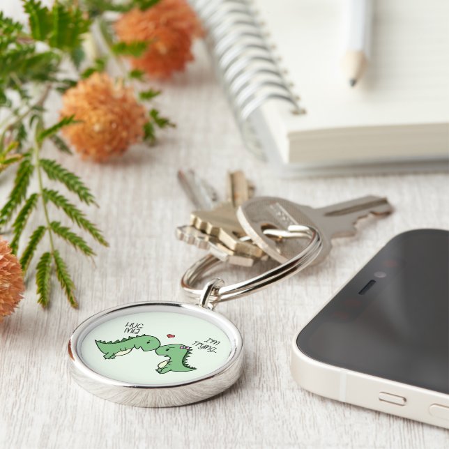 Dino Love Key Chains! Ring (Side)