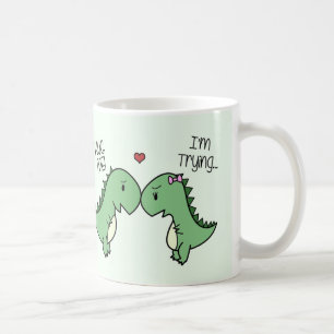 Dino Love Mug! [In Green] Coffee Mug