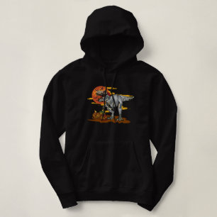 Dino-Mash: Spooky Pumpkinosaur  Hoodie