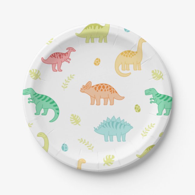 Dino-Mite Birthday Plates (Front)