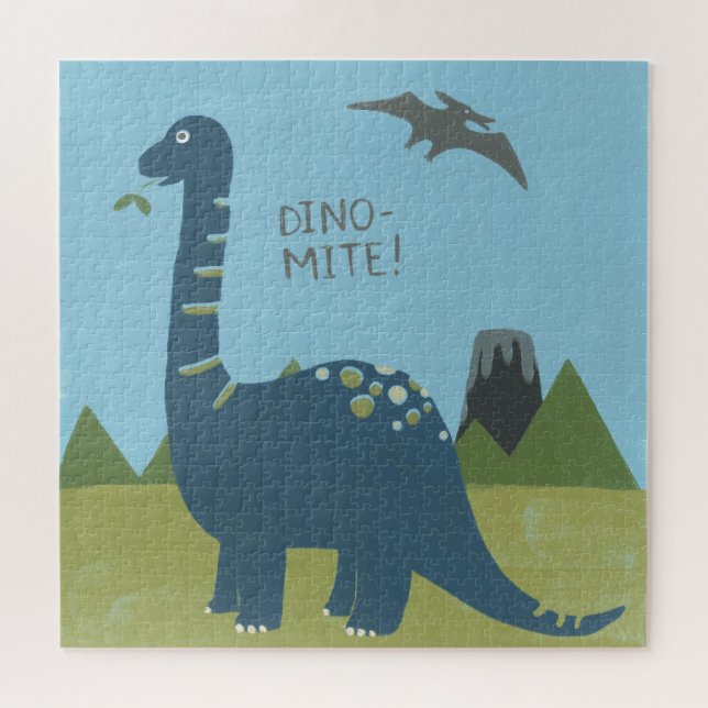 Dino-mite Dinosaur Jigsaw Puzzle (Horizontal)