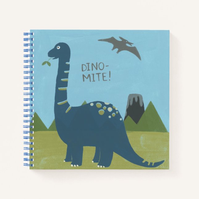Dino-mite Dinosaur Notebook (Front)