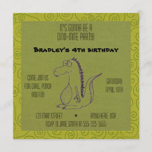 Dino-mite Invitation