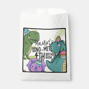 Dino-Mite Kid's Birthday Party Dinosaur Favour Bag