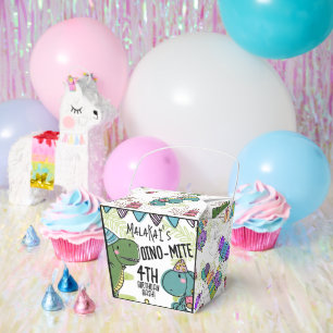 Dino-Mite Kid's Birthday Party Dinosaur Favour Box