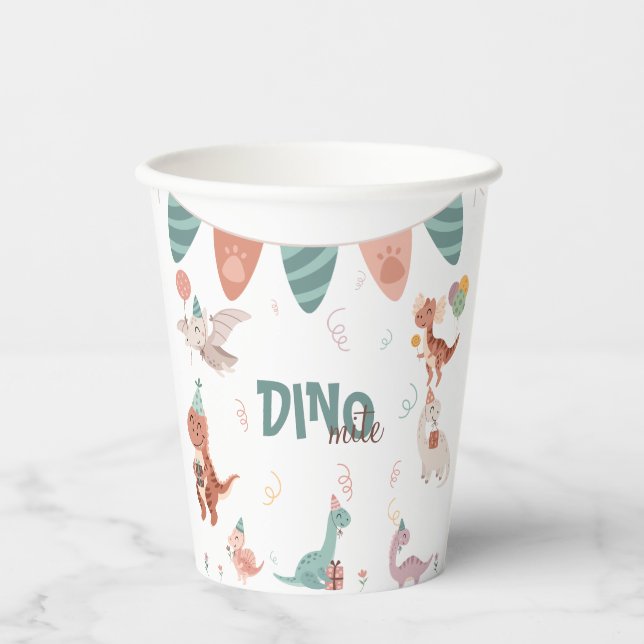 Dino-Mite  Paper Cups (Front)