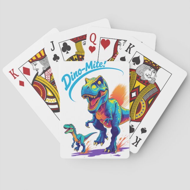 Dino-Mite Playing Cards (Back)