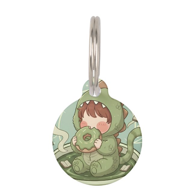 Dino Mug Adventure Pet Tag (Front)