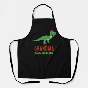 Dino Nana Grandparent Dinosaur T-Rex Grandmasaurus Apron
