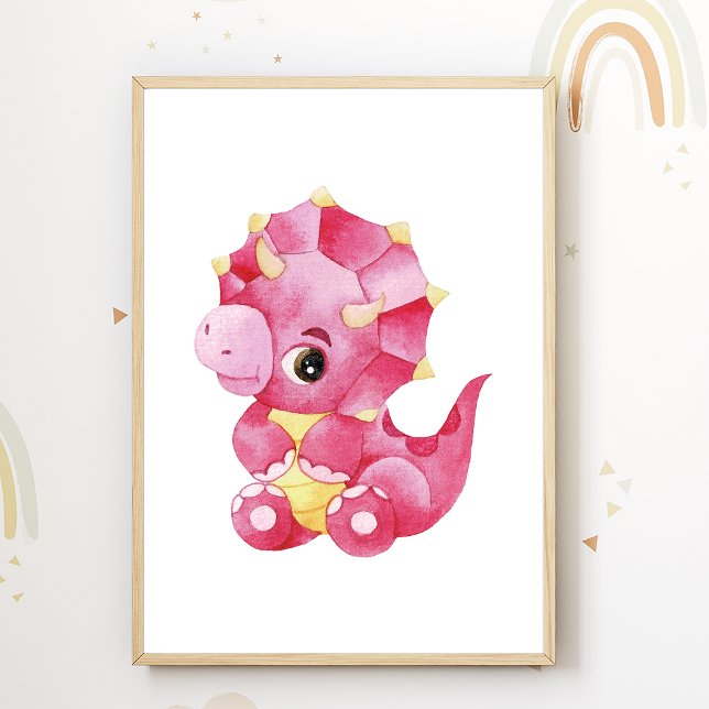 Dino Nursery Poster Dinosaur Kids Room Decor (Creator Uploaded)