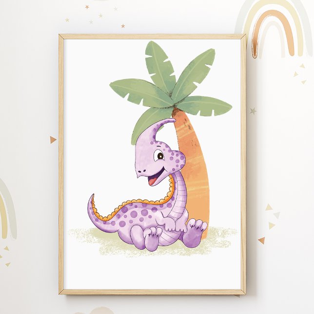 Dino Nursery Poster Dinosaurs Kids Room Print (Creator Uploaded)
