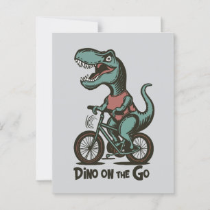 Dino on the Go Postcard