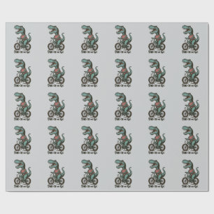 Dino on the Go Wrapping Paper