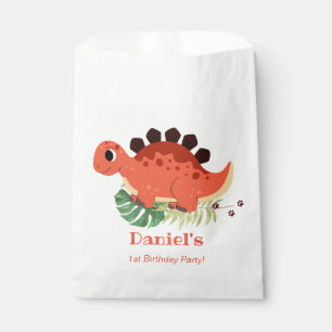 Dino Party Cute Dinosaur Birthday Party Favour Bag