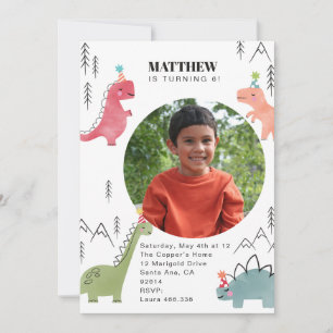 Dino Party Invitation