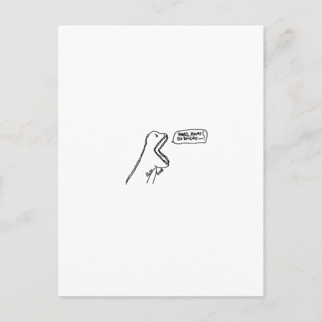 dino postcard (Front)