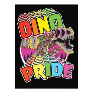 Dino Pride logo Photo Print