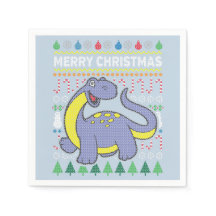 Dino Purple Ugly Christmas Sweater Wildlife Series
