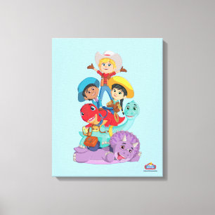 Dino Ranch Friends Canvas Print