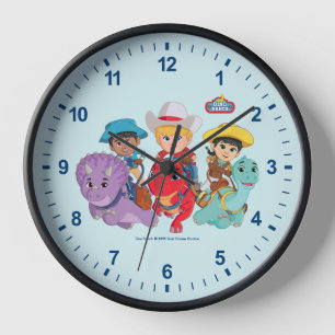 Dino Ranch Friends Design Clock