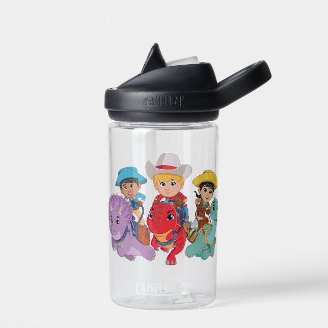 Dino Ranch Friends Design Water Bottle (Left)