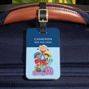 Dino Ranch Friends Luggage Tag