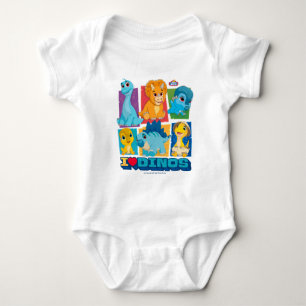 Dino Ranch   Fun & Colourful Dinosaur Baby Bodysuit