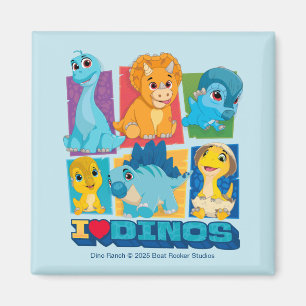 Dino Ranch   Fun & Colourful Dinosaur Magnet