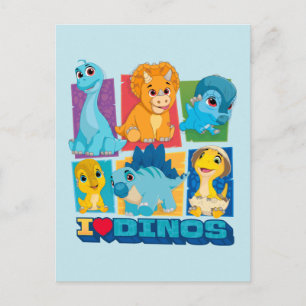 Dino Ranch   Fun & Colourful Dinosaur Postcard