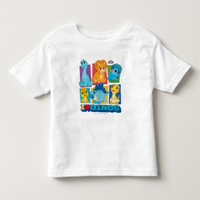 Dino Ranch | Fun & Colourful Dinosaur Toddler T-Shirt (Front)