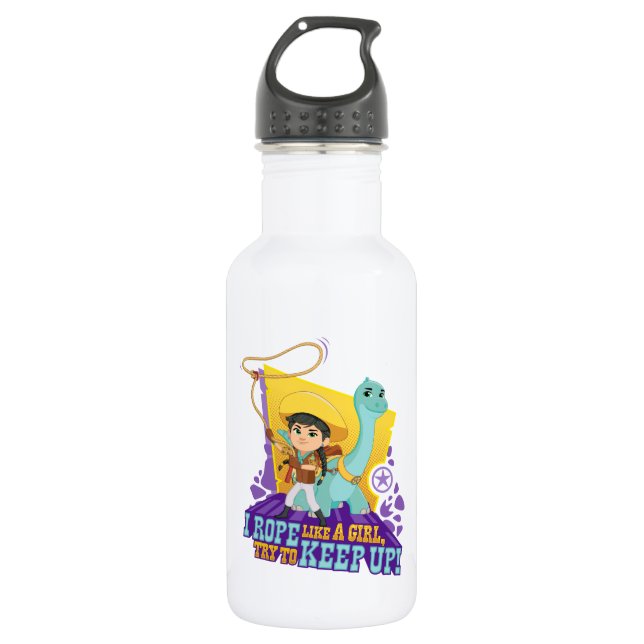 Dino Ranch | Min and Clover 532 Ml Water Bottle (Front)