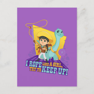 Dino Ranch   Min and Clover Postcard