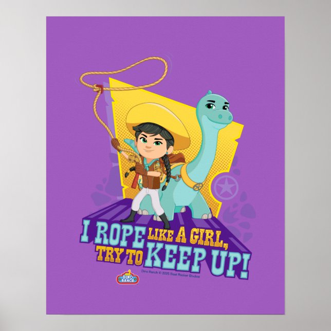 Dino Ranch | Min and Clover Poster (Front)