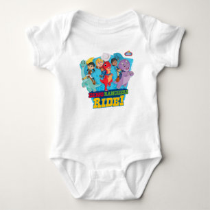 Dino Ranch   The Ranchers Ride! Baby Bodysuit