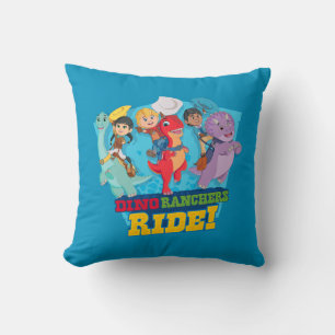 Dino Ranch The Ranchers Ride! Cushion