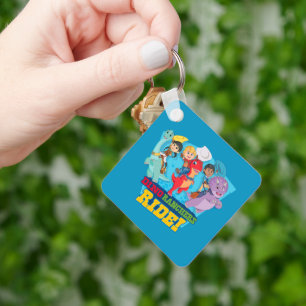 Dino Ranch The Ranchers Ride! Key Ring