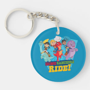Dino Ranch The Ranchers Ride! Key Ring