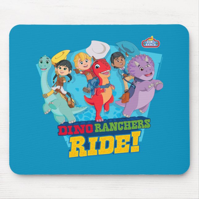 Dino Ranch | The Ranchers Ride! Mouse Pad (Front)