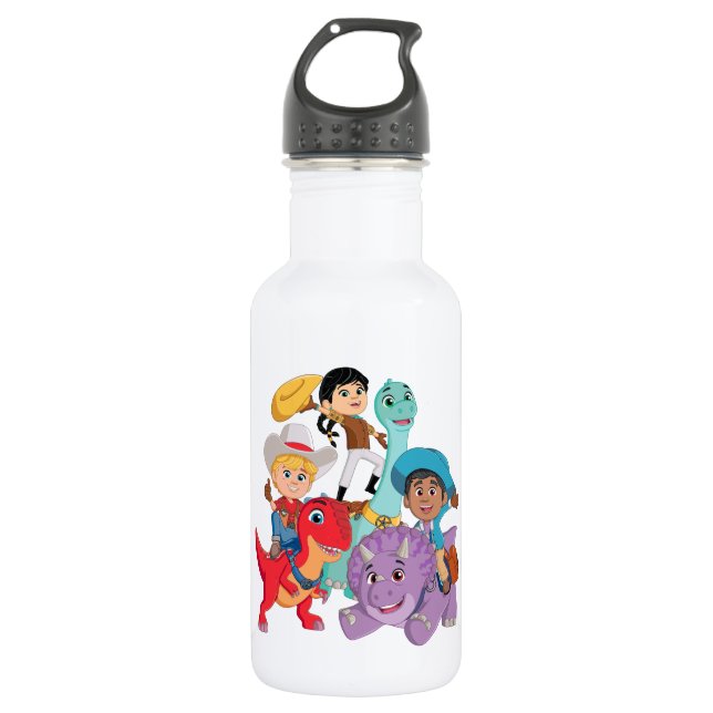 Dino Ranch Yee Haw! 532 Ml Water Bottle (Front)
